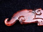 Old Nephrite Jade Stone Carved HongShan Culture Ancient Foo Dog Lion #12202201 — photo 3