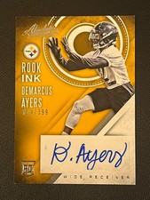 Demarcus Ayers 2016 Panini Absolute Football Rookie Ink Auto /399 Steelers 