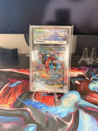 Pokemon Ninja Spinner: Mega Greninja EX SAR 114 ACE 10