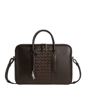 BOTTEGA VENETA ケース BOTTEGA VENETA Getaway $5200 Fondant/Old Wood Briefcase New