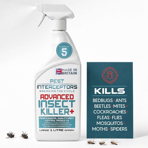 PEST INTERCEPTORS® ADVANCED INSECT KILLER SPRAY + | 3 active ingredients