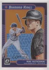 2021 Panini Donruss Optic Diamond Kings Orange Prizm /125 Mike Yastrzemski 0s1o