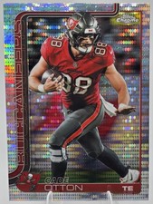 2025 Topps Chrome Cade Otton #284 Pulsar Refractor Buccaneers