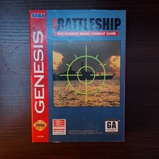 Super Battleship (Sega Genesis, 1993) CIB Complete in Box