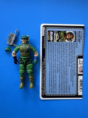 GI Joe Blaster 1987 v1 *100% COMPLETE w/File Card, Near Mint! Battle Force 2000!