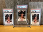 Michael Jordan 1990 Fleer PSA 9-3 Card Lot