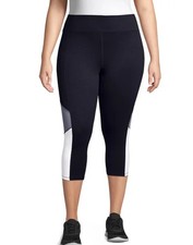 New Women's JMS Just My Size Plus Size Active Stretch Capri Leggings 3X