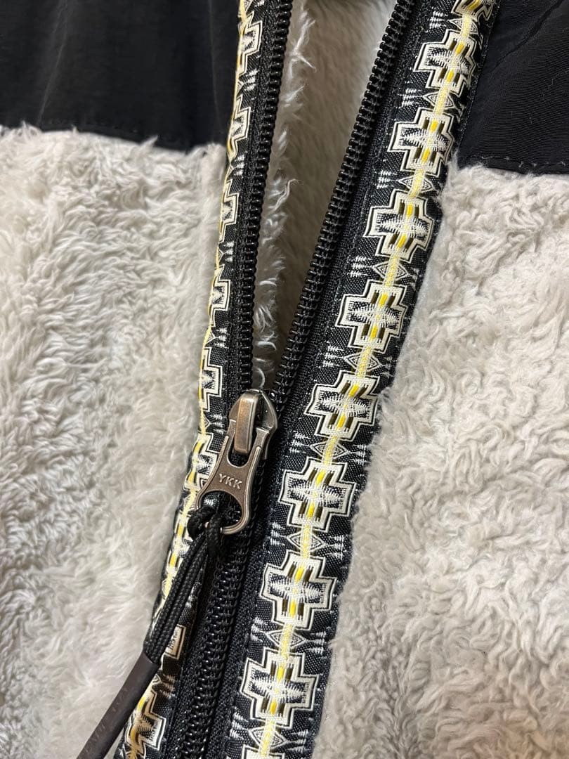 Pendleton Fleece Jacket M Gray/Black Full Zip Boa… - image 4