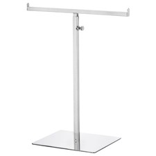 Purse Display Stand T Shaped Metal Adjustable Handbag Rack Double Hook Organizer