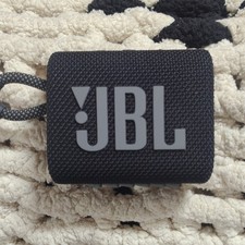 JBL Go 3 Portable Bluetooth Speaker Black Fabric Rectangular