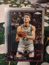 Tristan Da Silva, Base - 2025+26 Topps Chrome Basketball
