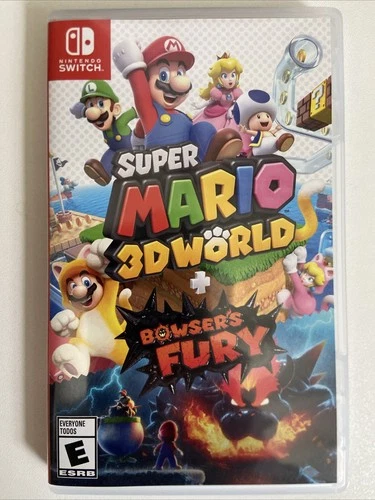 Super Mario 3D World + Bowser's Fury - Nintendo Switch - Complete/CIB - USA - NM