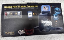 NIB Digital Film Slide Converter / Scanner 35mm Slides Negatives to SD