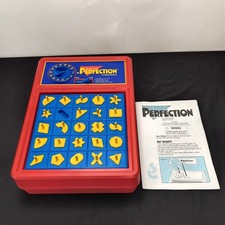 WORKING 1990 The Game of Perfection by Milton Bradley ,Manual, Missing 1 Piece 