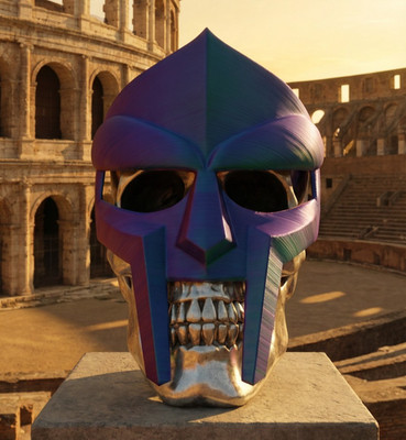 Full-Size tragbare Gladiator Maske - Premium 3D gedruckte Cosplay Rüstung (individuelle Farbe