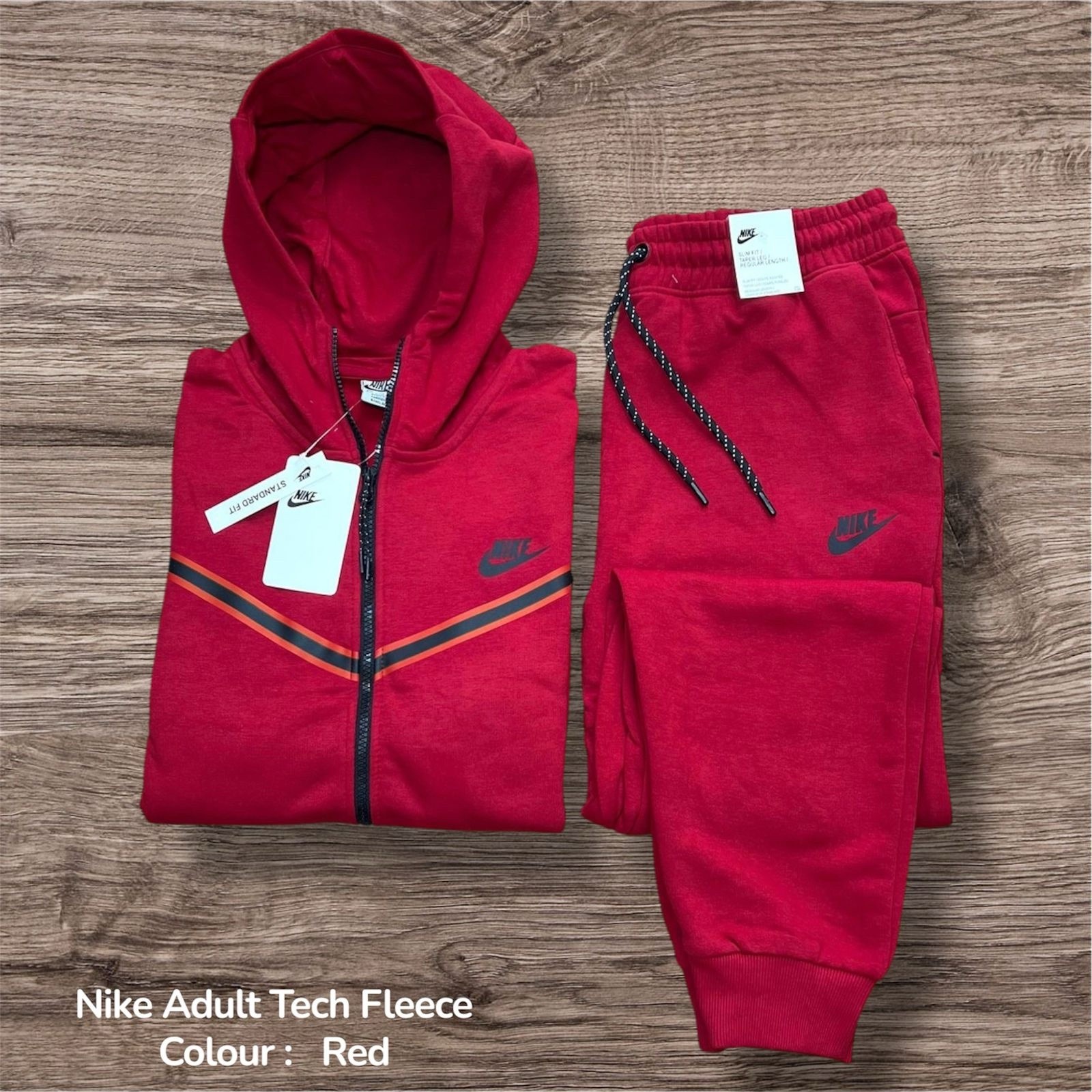Nike Fleece Hoodie Sweatshirt and Pants Set BranNew with Tags Size 3XL Red