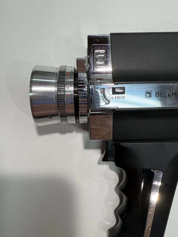 Cámara fotográfica Bell & Howell Focus-Matic 672/XL Super 8 zoom de 8,5-24 mm años 70 SIN PROBAR Foto 4 de 4