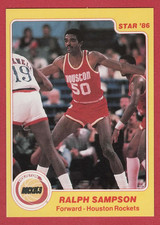 1985/86 Star Company Basketball Ralph Sampson #24 Rockets
