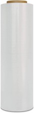 Clear Hand Stretch Film Wrap 80 Gauge Industrial Cast 4 Rolls 18 in x 1500 ft