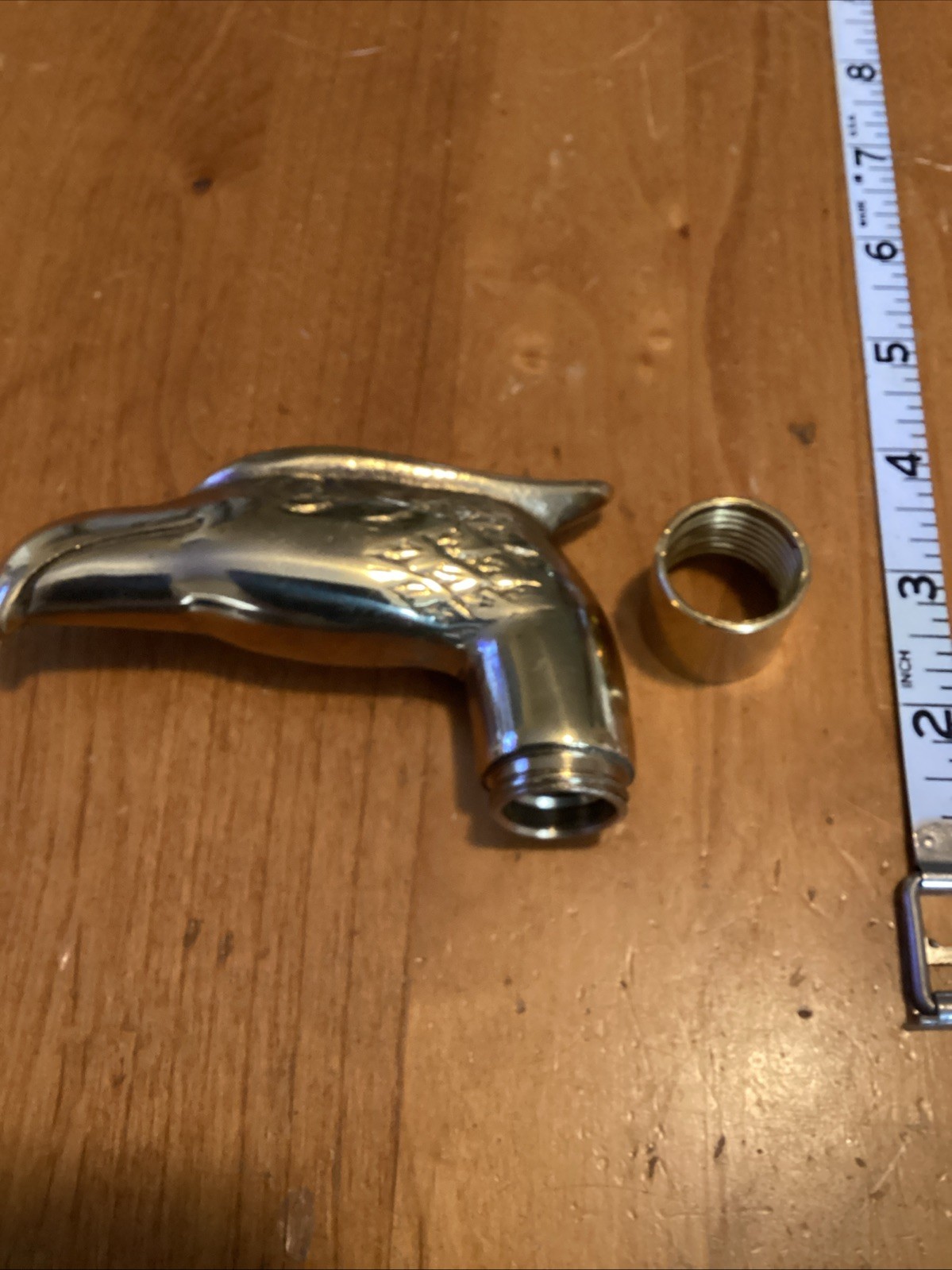 Solid Brass Eagle Head Walking Stick Handle For C… - image 6