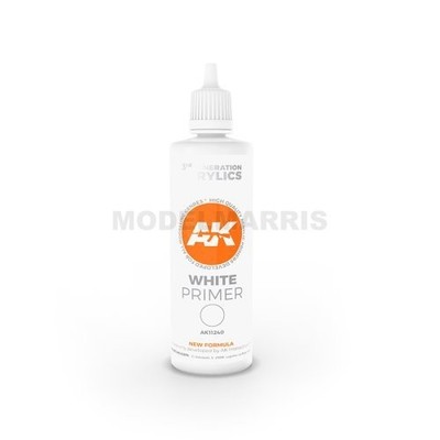 AK AK11240 White Primer 100 Ml 3Rd Generation