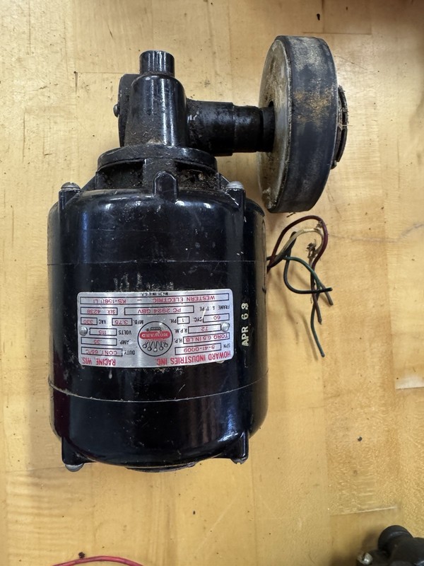 Western Electric KS-15811 L1 Howard 72RPM Gear Motor 115V Vintage