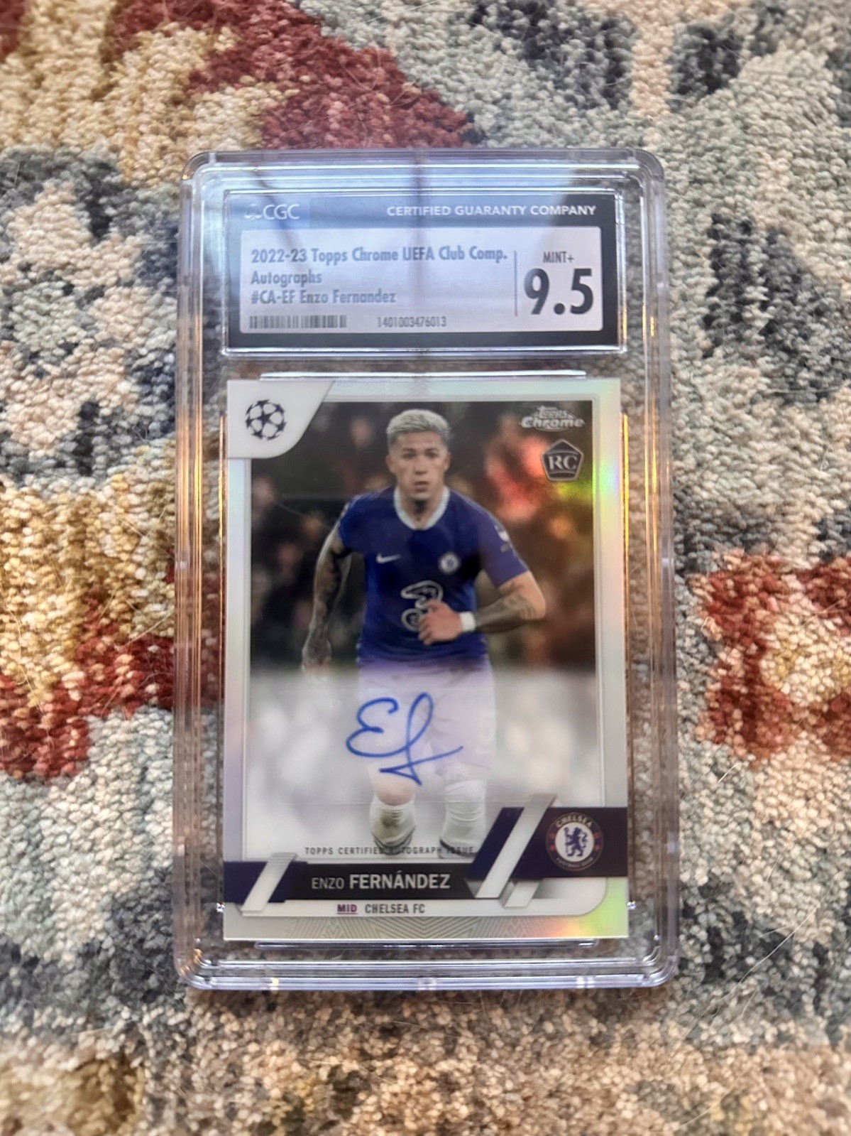 Enzo Fernandez 2022 Topps Chrome UEFA Club Competitions #CA-EF