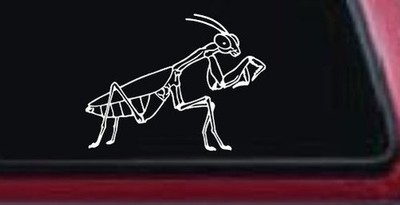 Praying Mantis Animals Car or Truck Window Vinyl Decal Sticker