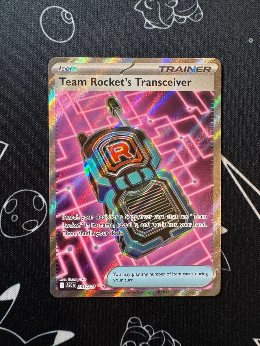 Trainer-Item Pokémon TCG Team Rocket Individual Collectable Card