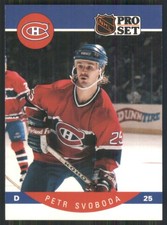 1990-91 Pro Set #161 Petr Svoboda Montreal Canadiens 3229