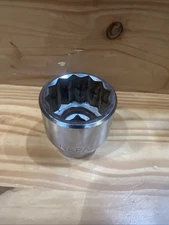 NAPA  3/4" Drive 1-11/16" Shallow Chrome Socket 12pt. No.NH1254 U.S.A. 