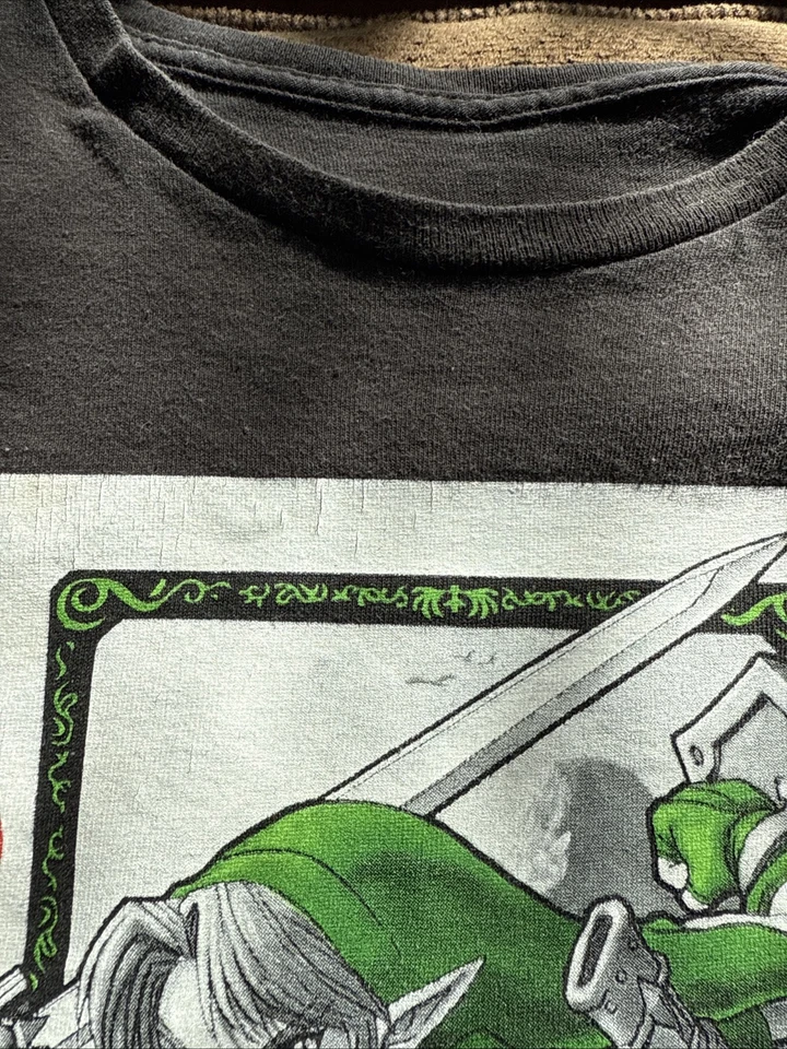 2016 Legend Of Zelda Ocarina of Time Link T Shirt 2XL Preowned Foto 2 de 4