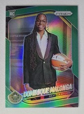 2025 Panini Prizm WNBA - Rookie Variation Dominique Malonga #144 Green Prizm...