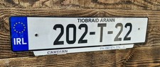 County Tipperary Irish Licence Plate Genuine Ireland License Plate Wall Decor