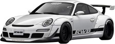 TK.Company ignition model 1/18 Porsche 911 RWB 997 GT3 IG3779 White Car New