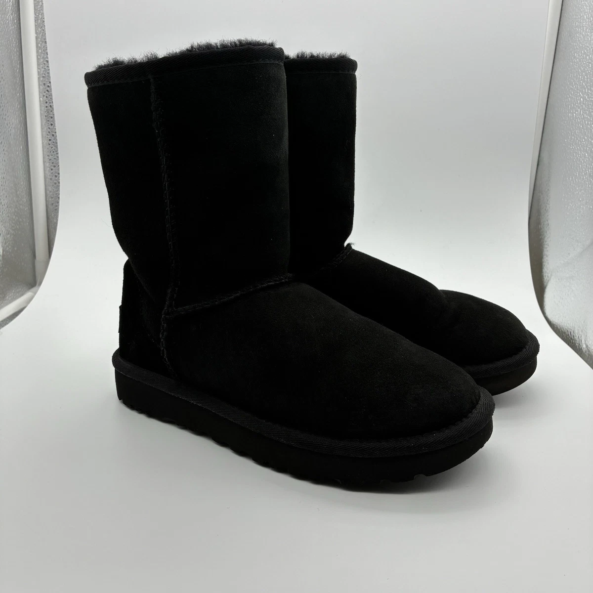 Ugg Classic Short Black for sale - eBay