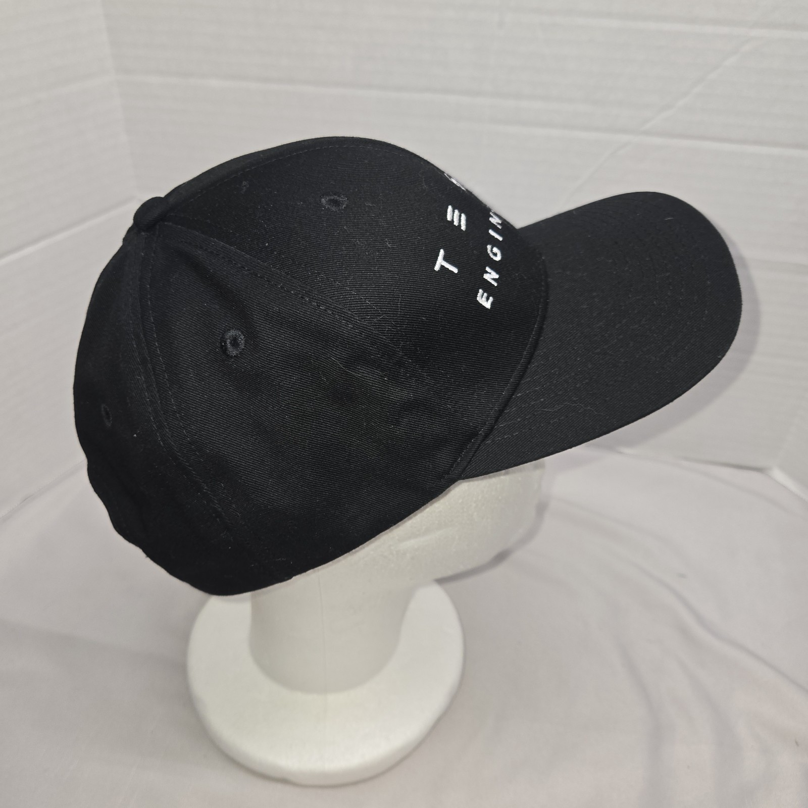 Tesla Engineering Hat Adj Snapback Cap Black Euc … - image 2