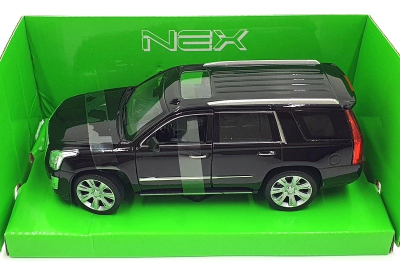 Welly NEX escala 1/24 diecast 24084W-BK - Cadillac Escalade 2017 - negro Foto 4 de 4
