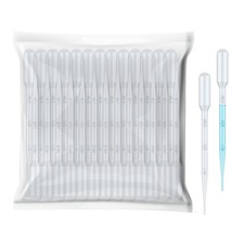 Vabiooth 100Pcs 3mL Disposable Plastic Transfer Pipettes Calibrated 100pcs
