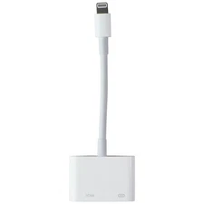 Apple 8-Pin Digital AV Adapter with HDMI for iPhone/iPad/iPod - White MD826AM/A