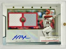 2024 Topps Museum Collection Dual Patch Auto #SWDRALO Logan O’Hoppe RC /25 SSP