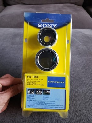 RARE! Vintage Sony Handycam Twin Conversion Lens Wide Angle