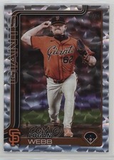 2025 Topps Series 1 Silver Cracked Foilboard Logan Webb #242 2k3