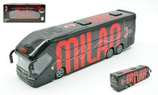MODELLINO STATICO DIECAST MONDO MOTORS AUTOBUS CALCIO AC MILAN SCALA 20cm