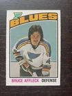 1976-77 O-Pee-Chee hockey set break #305 Bruce Affleck RC - St. Louis Blues NRMT