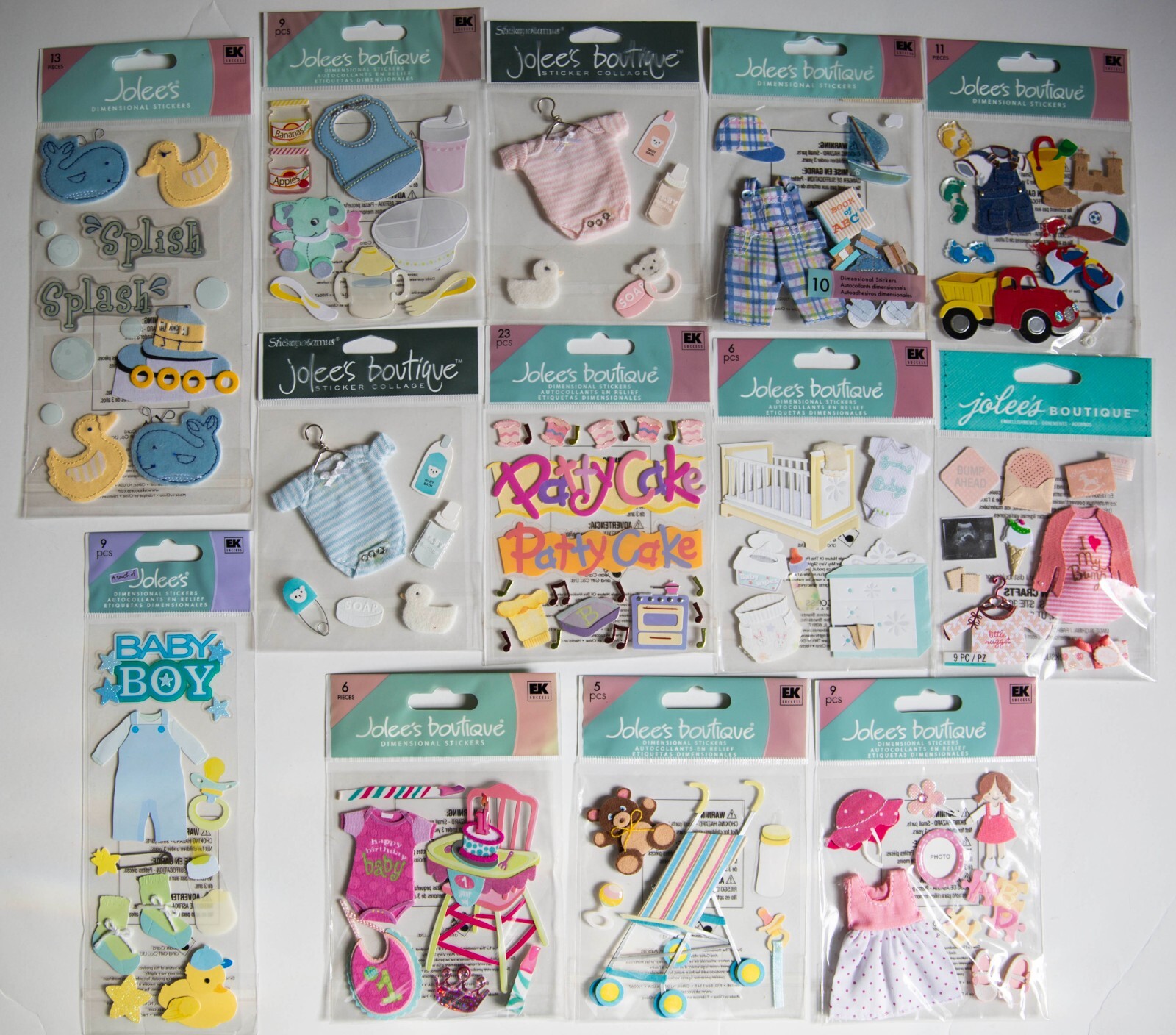 Jolee's Boutique Stickers, Baby Theme, You Pick!