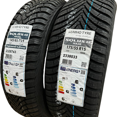 Ganzjahresreifen smart 450 fortwo Allwetter 145 + 175 vier Stück Kumho