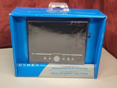 Dynex 7'' LCD Portable TV  Television w/Remote New