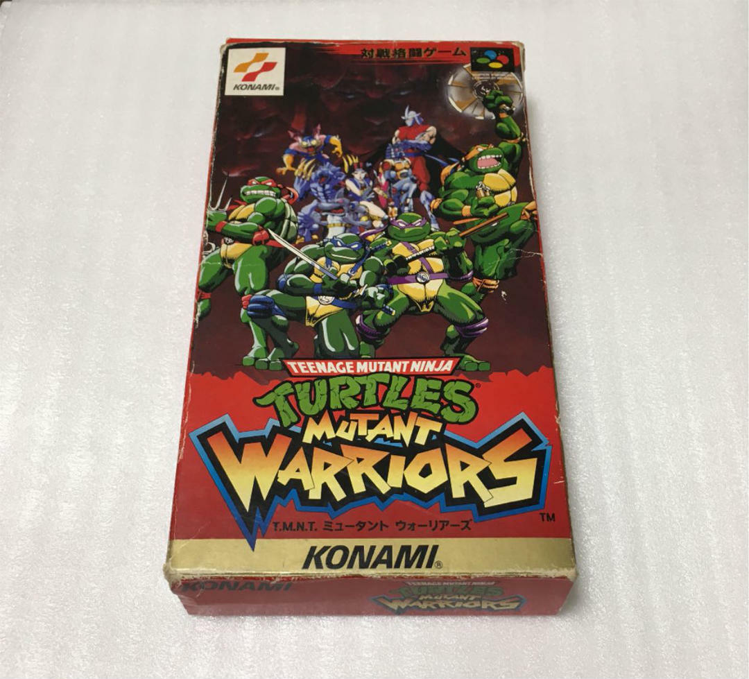 オ*パ様 T.M.N.T ミュータント ウォーリアーズ T.M.N.T Mutant Warriors Super Famicom Konami Used Japan Fighting