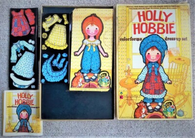 Vintage Holly Hobbie Colorforms Dress Up Set Complete But Open And W/ Box Damage | eBay Vintage Holly Hobbie Colorforms Dress Up Set Complete But Open And W/ Box Damage | eBay